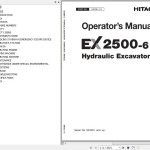 Hitachi EX2500-6 Operator's Manual