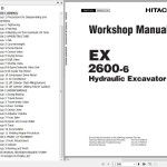 Hitachi EX2600-6 Workshop Manual WKBA-E-00