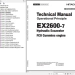 Hitachi EX2600-7 Cummins FCO Technical Manual Operational Principle TOKEA90-EN-00