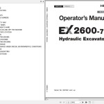 Hitachi EX2600-7 EX2600-7B Operator’s Manual