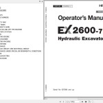 Hitachi EX2600-7 EX2600-7B Operator’s Manual