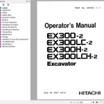 Hitachi EX300-2 To EX300LCH-2 Operator's Manual EM15K-1-1