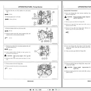 Hitachi EX300-3 Workshop Manual W140E-00