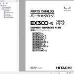Hitachi EX300-5 To EX370HD-5 Parts Catalog