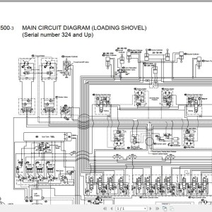 Hitachi EX3500-3 Electrical & Hydraulic Circuit Diagram TT145E-01