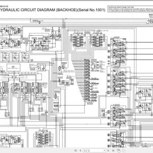 Hitachi EX3600-6 Electrical & Hydraulic Circuit Diagram TT18M-E-00
