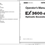 Hitachi EX3600-6 Operator's Manual