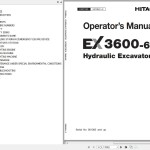 Hitachi EX3600-6 Operator's Manual