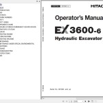 Hitachi EX3600-6 Operator's Manual