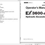 Hitachi EX3600-6 Operator's Manual
