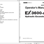Hitachi EX3600-6 Operator's Manual
