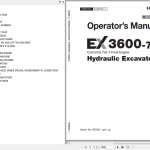Hitachi EX3600-7B T4F Cummins Operator’s Manual