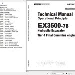 Hitachi EX3600-7B T4F Cummins Technical Manual Operational Principle TOKFB91-EN-00