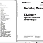 Hitachi EX3600-7B T4F MTU Workshop Manual WKFE90-EN-00