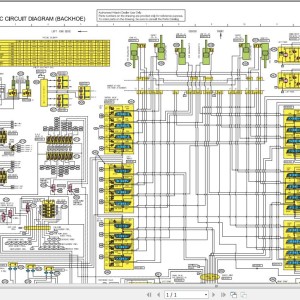 Hitachi EX5500-6 Electrical & Hydraulic Circuit Diagram TT18N-E-00