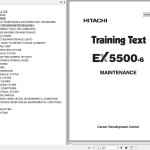 Hitachi EX5500-6 Training Text Maintenance TTLA-0811-EX