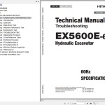 Hitachi EX5600E-6 60HZ Technical Manual Troubleshooting TTKCB91-EN-00