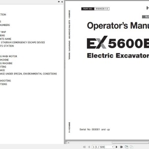Hitachi EX5600E-6 Operator’s Manual ENMKCB-1-5