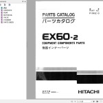 Hitachi EX60-2 Parts Catalog