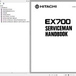 Hitachi EX700 Serviceman Handbook KH-061-00