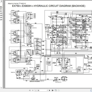 Hitachi EX750-5 EX800H-5 Technical Manual Troubleshooting TT162E-01