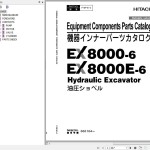 Hitachi EX8000-6 EX8000E-6 Parts Catalog
