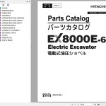 Hitachi EX8000-6 EX8000E-6 Parts Catalog
