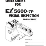 Hitachi EX5600-7P Cummins FCO Visual Inspection Check Sheets