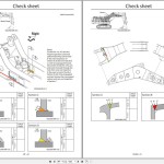 Hitachi EX5600-7P Cummins FCO Visual Inspection Check Sheets