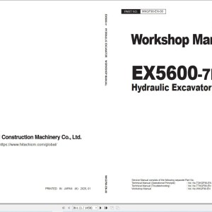 Hitachi EX5600-7P (Cummins FCO) Workshop Manual