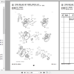 Hitachi Excavator ZX225USR-3 ZX225USRK-3 Series ISUZU 6BG1-TRA-10 Engine Parts Catalog 6BG1-TRA-10