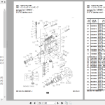 Hitachi Excavator ZX225USR-3 ZX225USRK-3 Series ISUZU 6BG1-TRA-10 Engine Parts Catalog 6BG1-TRA-10
