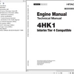 Hitachi Isuzu 4HK1-XZSA-03 Interim Tier 4 Compatible Technical Manual ETDCA-EN-01