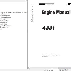 Hitachi Isuzu 4JJ1 Engine Manual