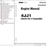 Hitachi Isuzu 4JJ1-XZSA Interim Tier 4 Compatible Engine Manual EDBE-EN-00