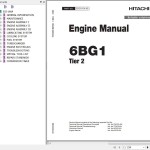 Hitachi Isuzu 6BG1 Tier2 Engine Manual EDCD-EN-00