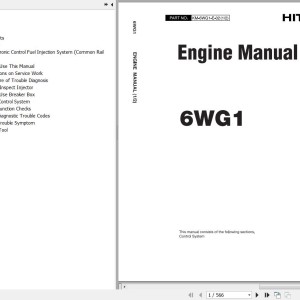 Hitachi Isuzu 6WG1 Engine Manual KM-6WG1-E-02(1_2)