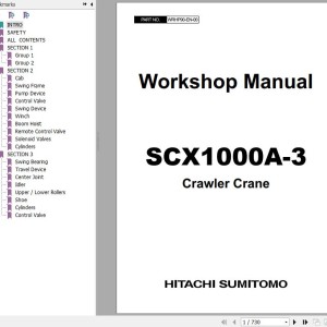 Hitachi SCX1000A-3 Workshop Manual WRHP90-EN-00