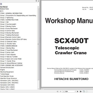 Hitachi SCX400T Workshop Manual W23B-E-00