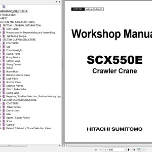 Hitachi SCX550E Workshop Manual WRHAE0-EN-00