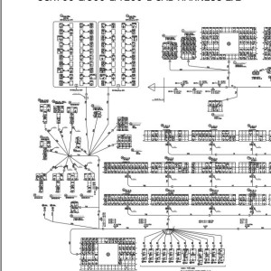 Hitachi SCX700-2 800-2 900-2 1200-2 1500-2 Electrical & Hydraulic Circuit Diagram TT25N-E-00