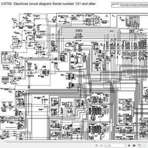 Hitachi SCX700 Electrical & Hydraulic Circuit Diagram Circuit Diagram TT326E-NA