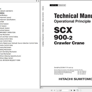 Hitachi SCX900-2 ISUZU Tier 3 Engine Technical Manual Operational Principle TO25U-E-00