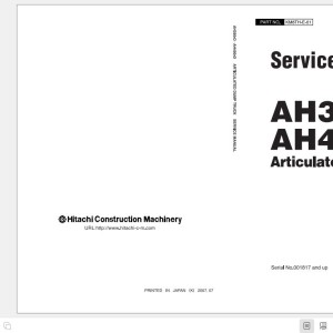 Hitachi AH350-D AH400-D Service Manual KM8TH-E-01