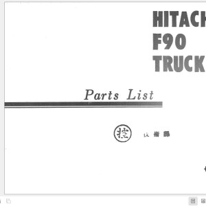 Hitachi F90 Parts List