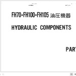 Hitachi FH70 FH100 FH105 Components Parts List P4009-1