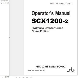 Hitachi SCX1200-2 Operators Manual EM2CD-CR3-1