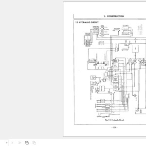 Hitachi TH55-2ED Hydraulic Circuit Diagram