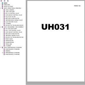Hitachi UH031 Service Manual KM051-00