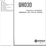 Hitachi UH03D Operating And Service Manual EM152-1-1